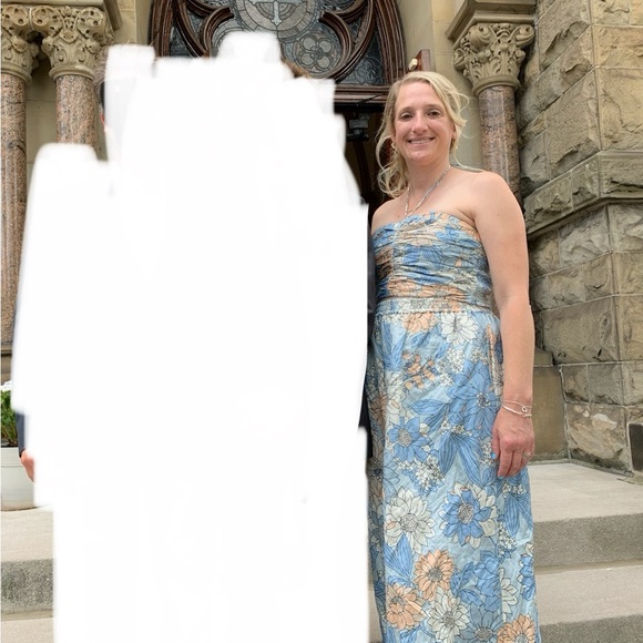 J.Crew 
Collection 2 piece. maxi. like new. SZ..M wedding guest beach tropical. - Picture 4 of 13